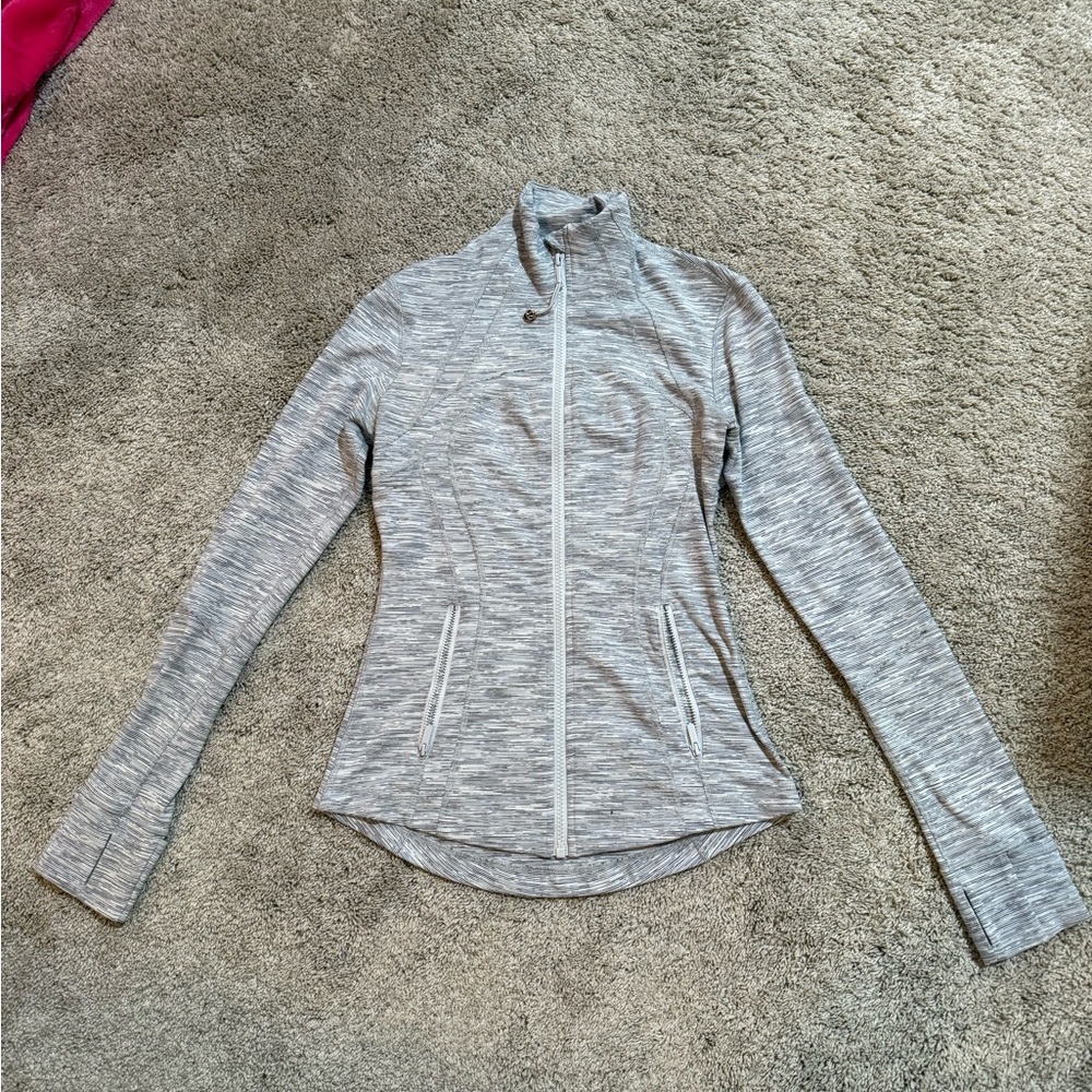 Lululemon Athletica Striped Full-Zip Jacket